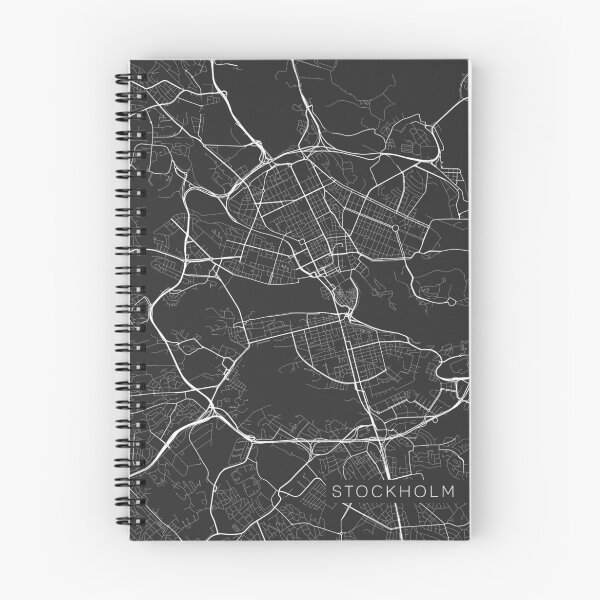 Item preview, Stockholm Map, Sweden - Gray designed and sold by MainStreetMaps.