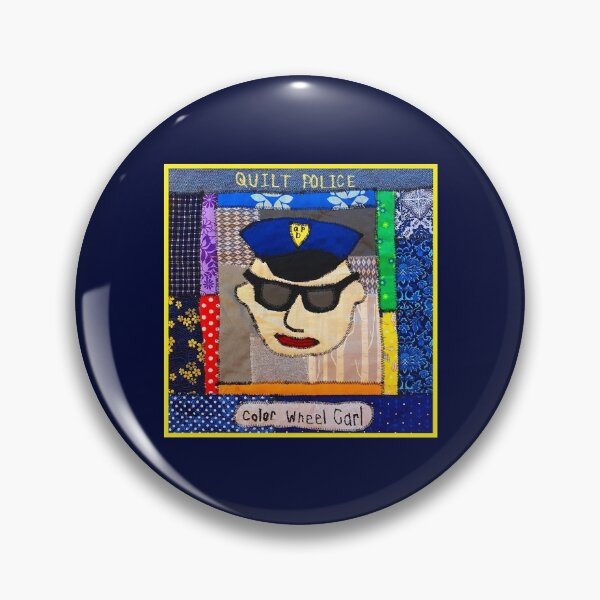 Item preview, Quilt Police: Color Wheel Carl designed and sold by SAMGordonART.