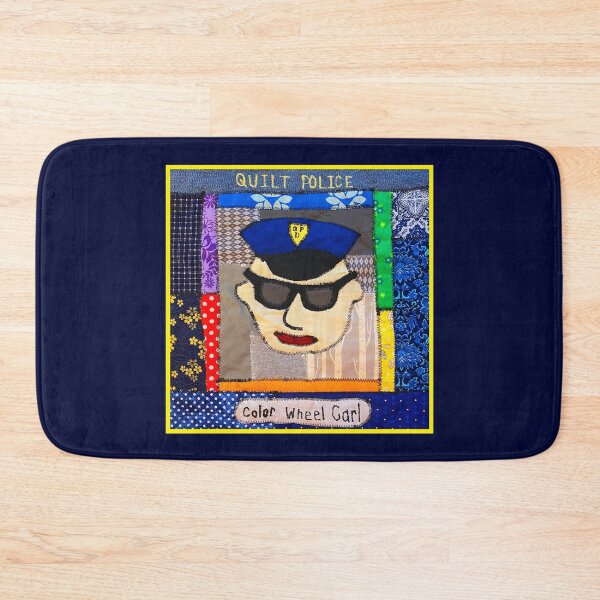 Item preview, Quilt Police: Color Wheel Carl designed and sold by SAMGordonART.