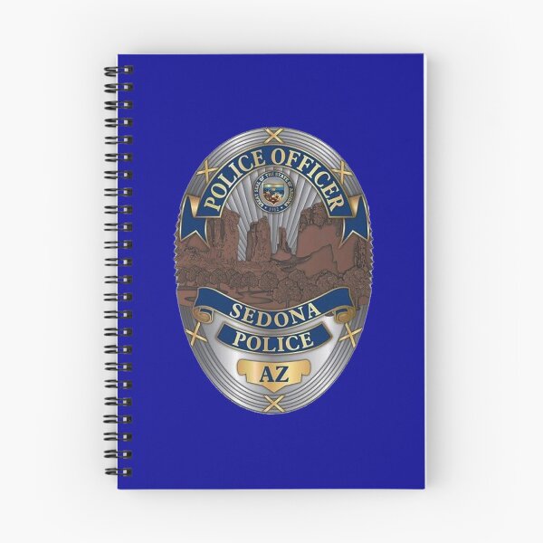 Artikelvorschau, Offizielles Abzeichen der Polizei von Sedona Arizona entworfen und verkauft von Lawrence Baird.
