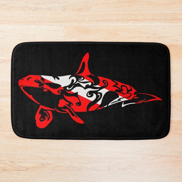 Item preview, Tribal Scuba Diving Orca Flag  designed and sold by A-Dube-Thought.