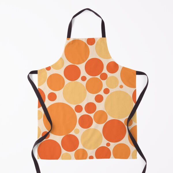 Item preview, Bubbly Mod Dots Pattern in Tangerine Orange Tones designed and sold by kierkegaard.