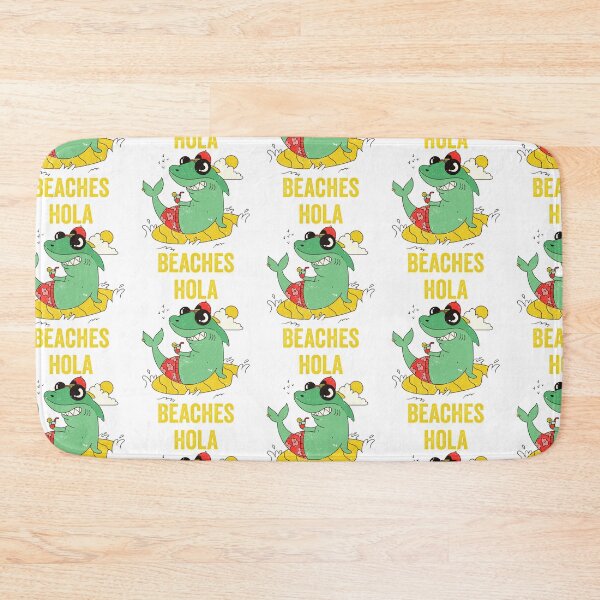 Item preview, Shark Hola Beaches Summer Beach Funny Slogan Vacation Quote  designed and sold by RayanDesigns.