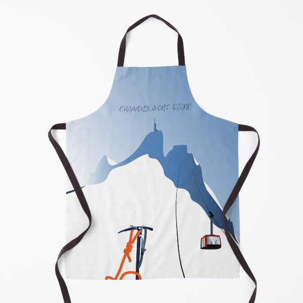 Item preview, Poster of the Alps Aiguille du Midi cable car and ice ax designed and sold by leewarddesign.