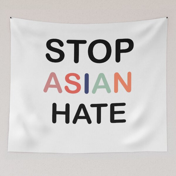 Item preview, stop asian hate T-shirt designed and sold by Simoel12.