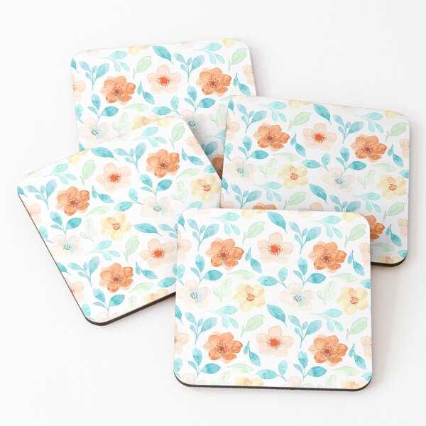 Item preview, Flower Power Floral Pattern design for apparel and beddings designed and sold by Sunnyhova.