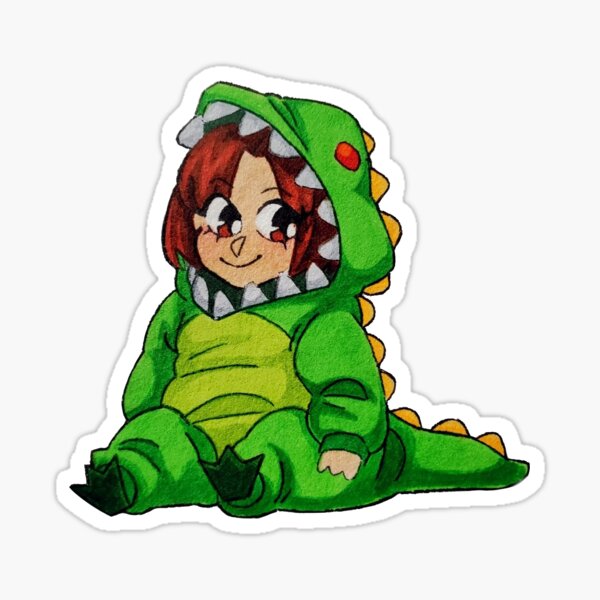 SCP-682 'Scarily Cute Pests' Sticker for Sale by WarFang-Arts