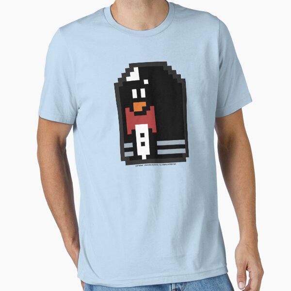 Pixel Vacuum Penguin. Essential T-Shirt