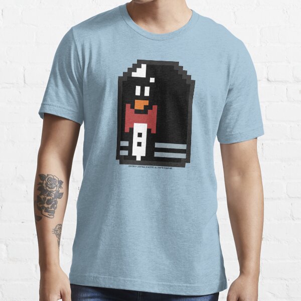 Pixel Vacuum Penguin. Essential T-Shirt