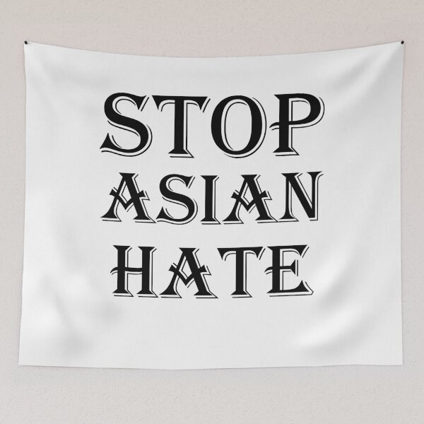 Item preview, stop asian hate T-shirt designed and sold by Simoel12.