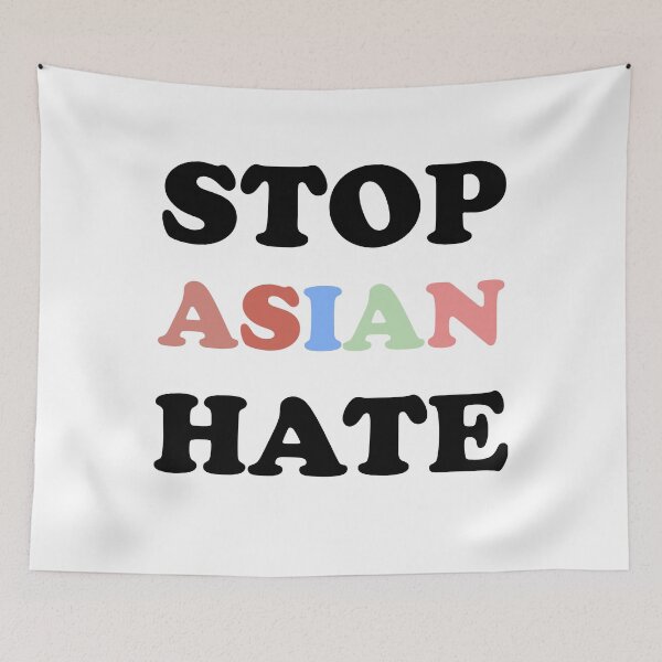 Item preview, Stop asian hate T-shirt designed and sold by Simoel12.