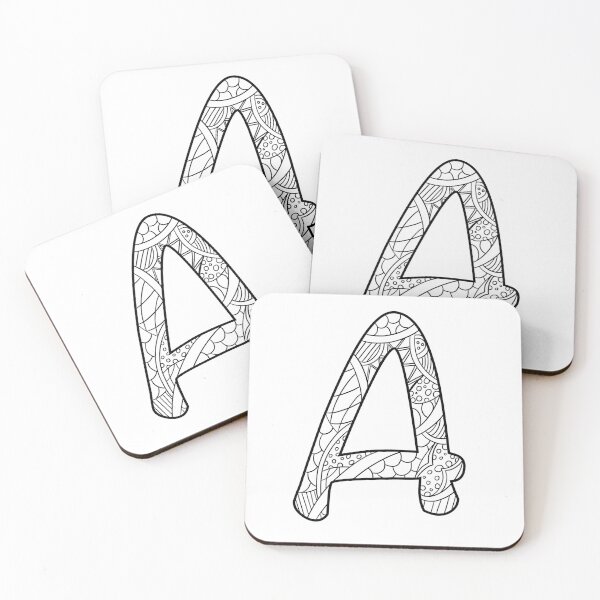 Item preview, Doodle Letter A designed and sold by MarinaBDesigns.