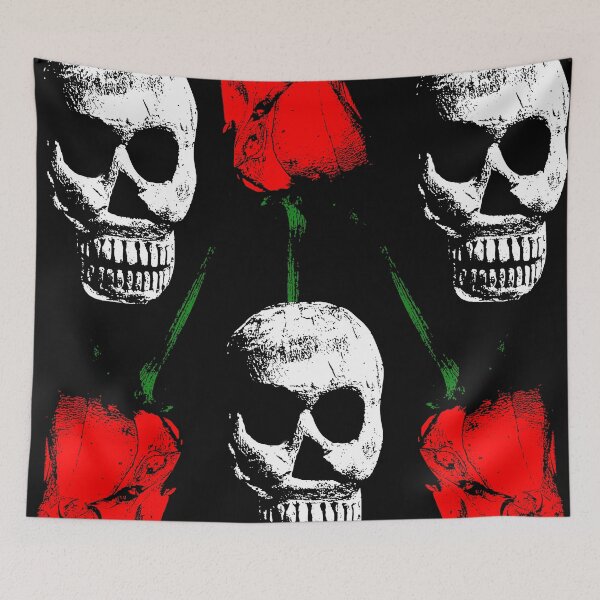 Item preview, Skulls and Roses designed and sold by SpiderMartini.