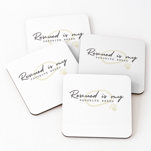 Item preview, Rescued is my favorite breed designed and sold by AllPawsonDeck.