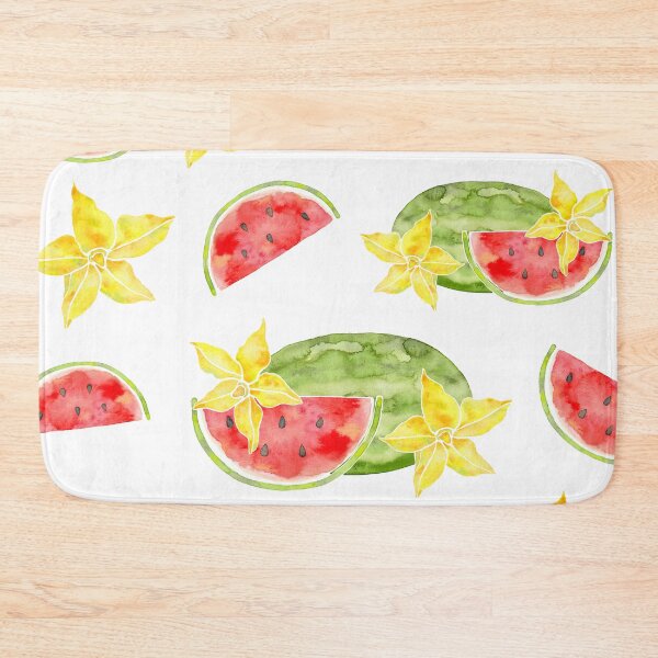 Item preview, Watermelon Fruit and Flowers designed and sold by GrousyGirl.