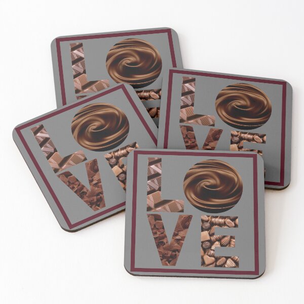Item preview, Chocolate Love | Romantic Box of Chocolate designed and sold by NerdyByDesign.