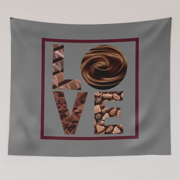 Item preview, Chocolate Love | Romantic Box of Chocolate designed and sold by NerdyByDesign.