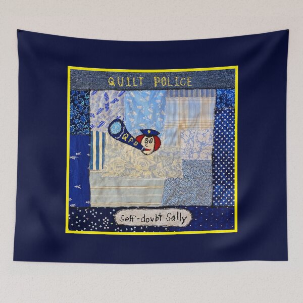 Item preview, Quilt Police: Self-doubt Sally designed and sold by SAMGordonART.