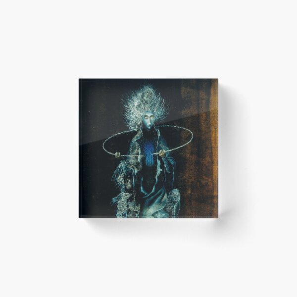 Breaking The Vicious Cycle, by Remedios Varo Acrylic Block