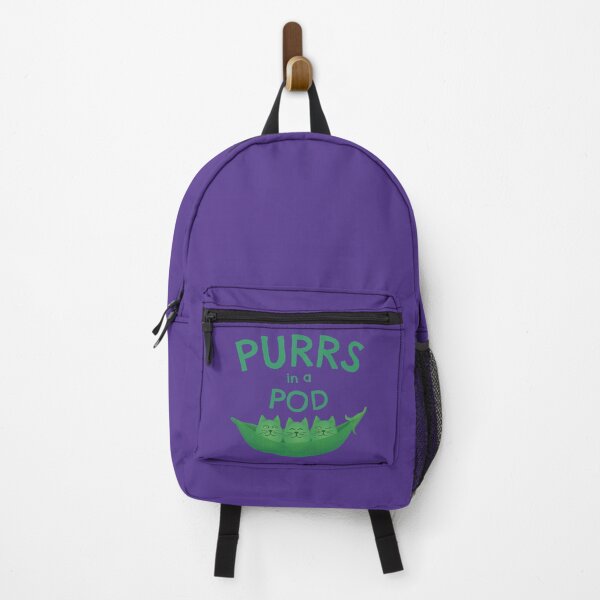 Item preview, Purrs in a Pod – Cute Veggie Cat Peas Cartoon designed and sold by Crystal Raymond.