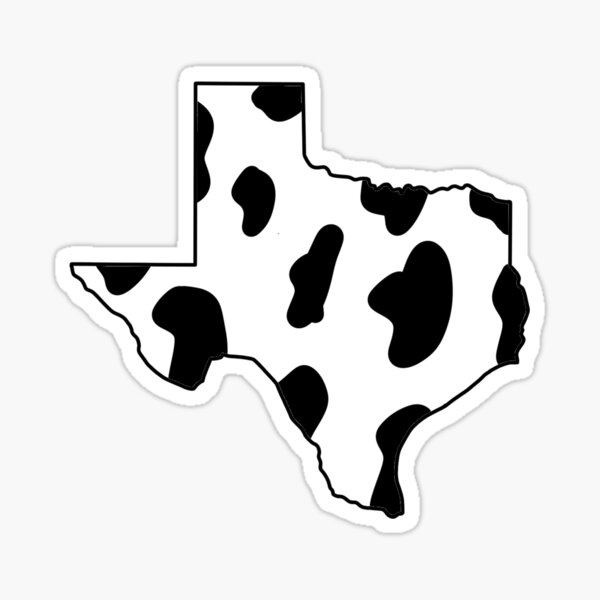 Cow print texas  Sticker for Sale by Breanaaortizz