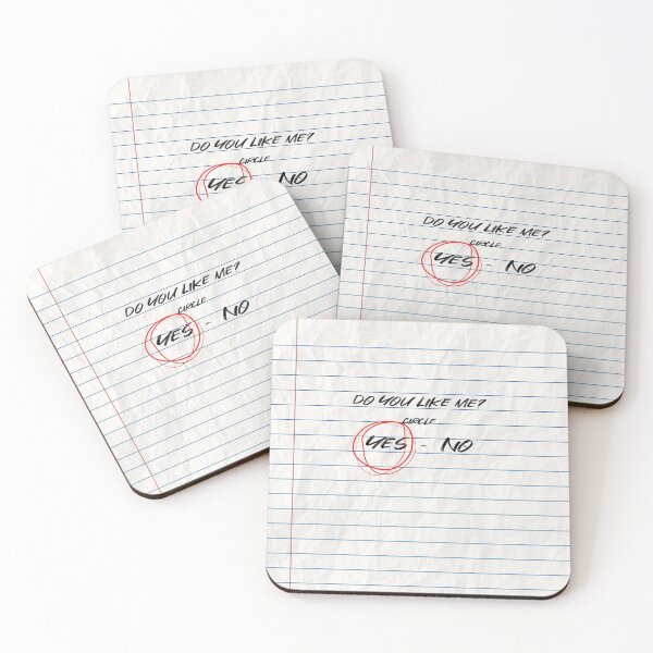 Item preview, Do You Like Me? Crush Crumpled Notebook Paper Letter designed and sold by hyproinc.