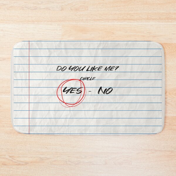 Item preview, Do You Like Me? Crush Crumpled Notebook Paper Letter designed and sold by hyproinc.