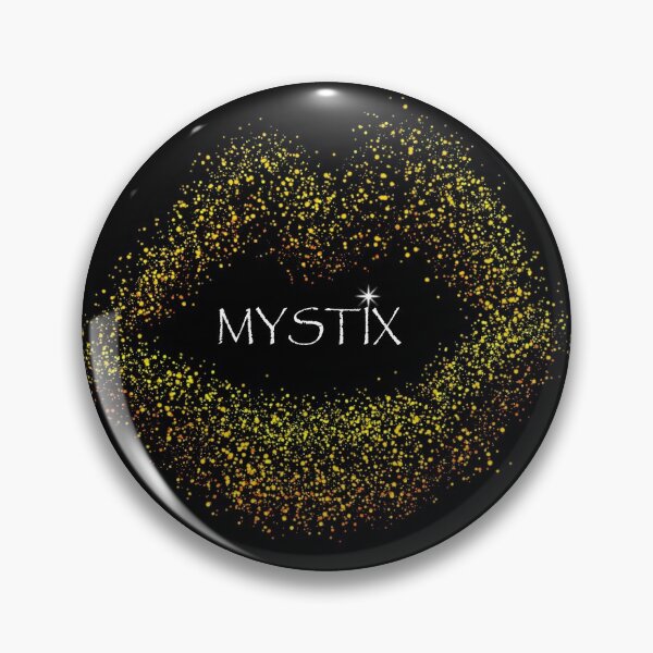 Item preview,  Mystix brand golden abstract lips (KISS) designed and sold by MystixJack.