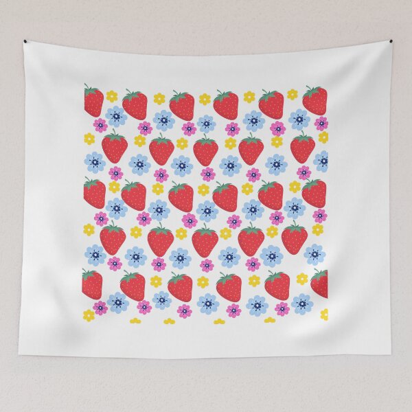 Item preview, Strawberry, Strawberry and flower pattern Spiral Notebook designed and sold by AliDeus.