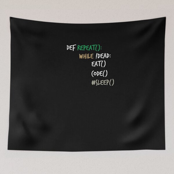 Item preview, Computer Science Python Programmer Eat Code Sleep ,Gift Birthday Christmas designed and sold by Noussairox.