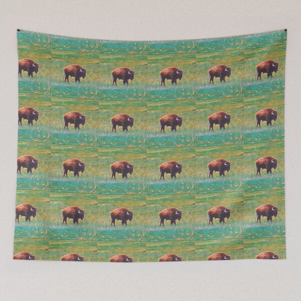 Item preview, Bison in field 1 designed and sold by LisaMPierce1990.
