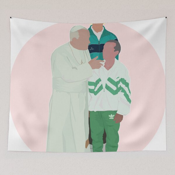 Item preview, Charlie OLeary, Jack Charlton And The Pope designed and sold by shirtsvskins.