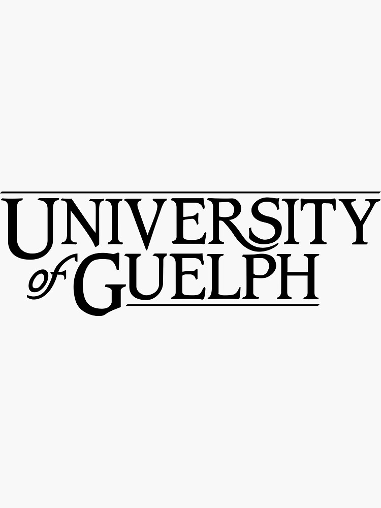 "University of Guelph logo" Sticker for Sale by indreamax Redbubble