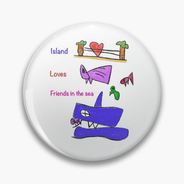 Item preview, Island loves friends in the sea designed and sold by Mangos-Dinos.