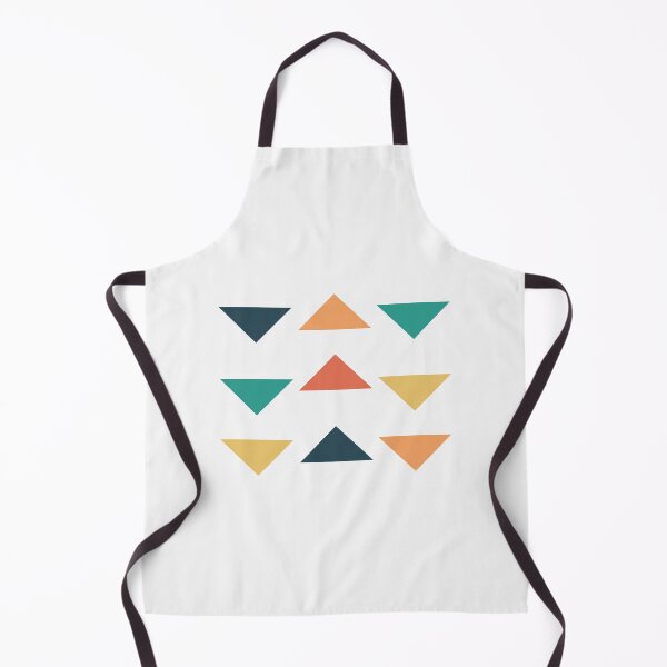 Item preview, Minimalist Triangle Orange, Yellow, Green color palette designed and sold by duvet-day.