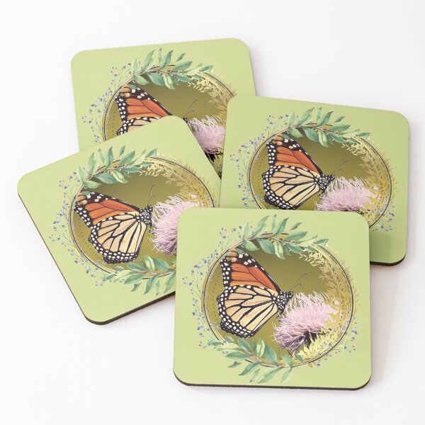 Item preview, Monarch Butterfly Sipping Nectar From a Flower Design designed and sold by EarthArtDesigns.