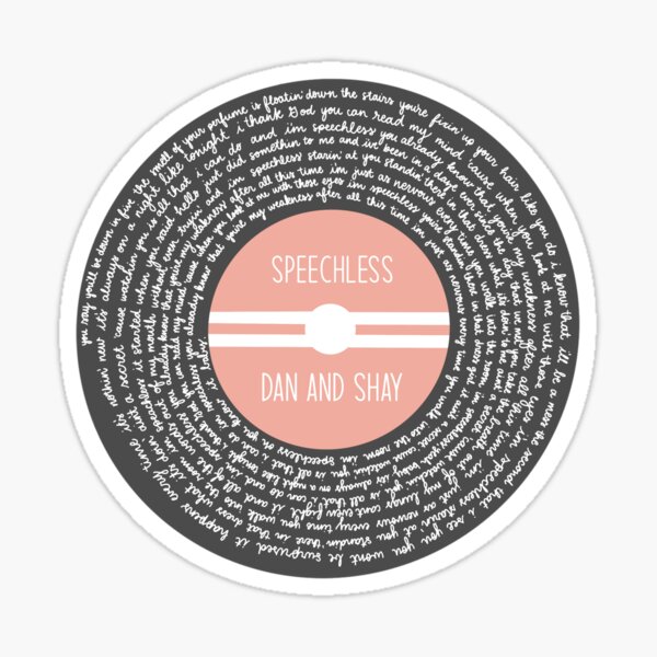 Item preview, Speechless Lyrics Record designed and sold by sarah301.