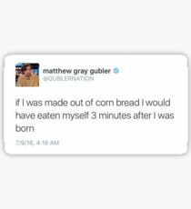 Corn Bread - Gubler Twitter Sticker