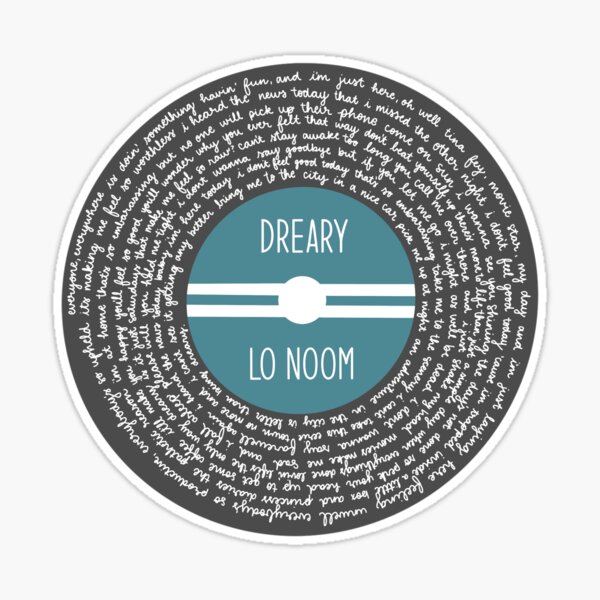 Woman Lyrics Sticker for Sale by sarah301