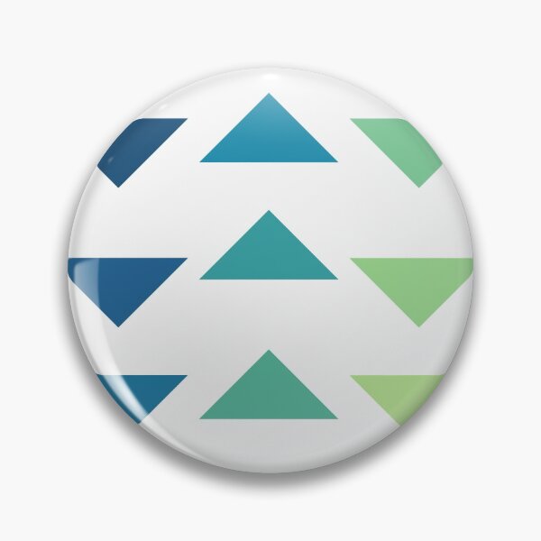 Artikelvorschau, Minimalist Triangles in Blue and Green entworfen und verkauft von duvet-day.