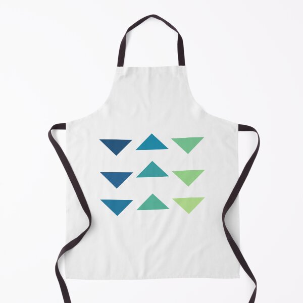 Item preview, Minimalist Triangles in Blue and Green designed and sold by duvet-day.