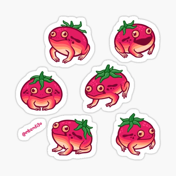 Tiny Frog Art Stickers – Milky Tomato