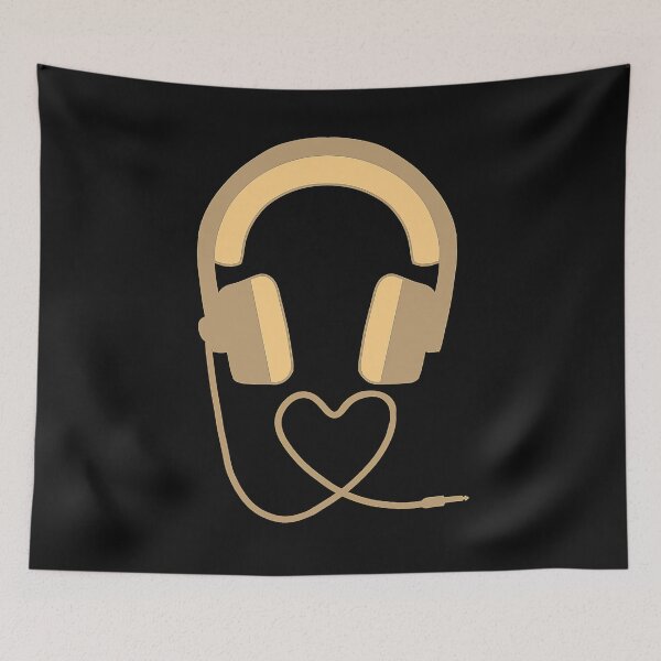 Item preview, Headphones with heart designed and sold by GAP90.