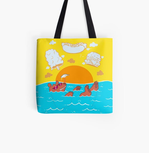 Summer Soak All Over Print Tote Bag