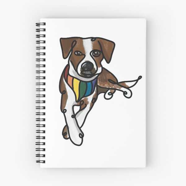 Item preview, Pride Lineart Dog designed and sold by zhdezigns.
