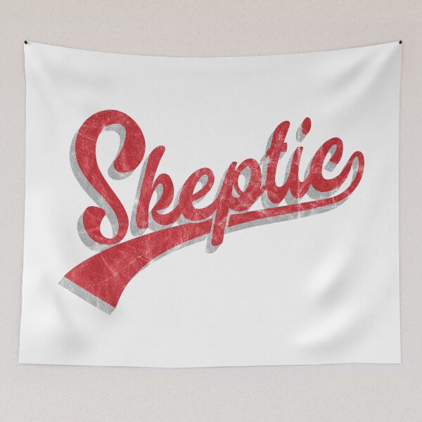 Item preview, Distressed Skeptic t-shirt for science lovers designed and sold by Daniel Lomelí.