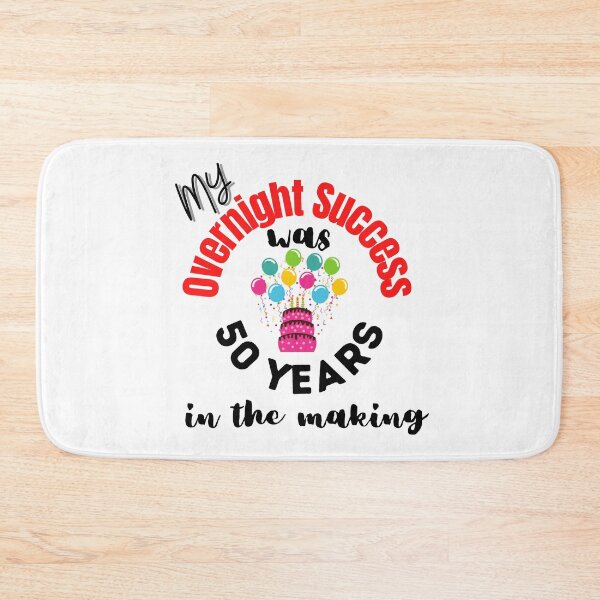 Item preview, Celebrate Success | Happy 50th Birthday | Overnight Success designed and sold by Mind-Your-Life.