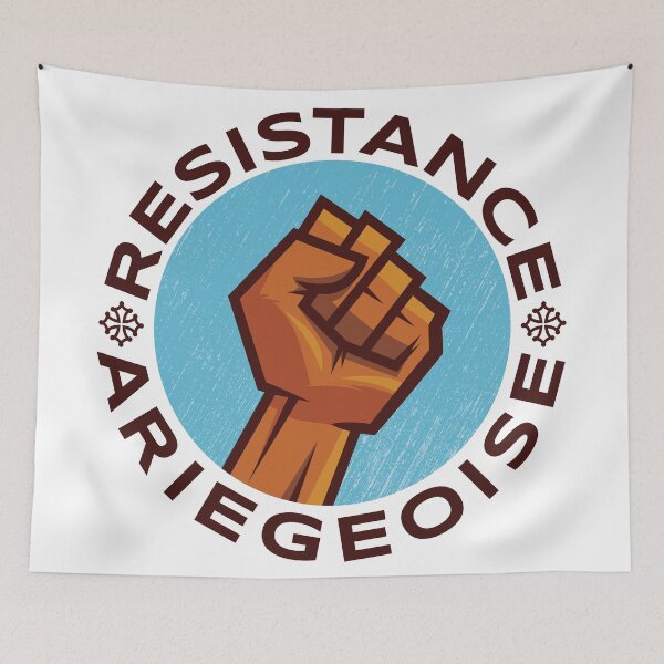 Item preview, RÉSISTANCE ARIEGEOISE, Ariege slogan, dicton Ariège. designed and sold by REDPRINT Studio.