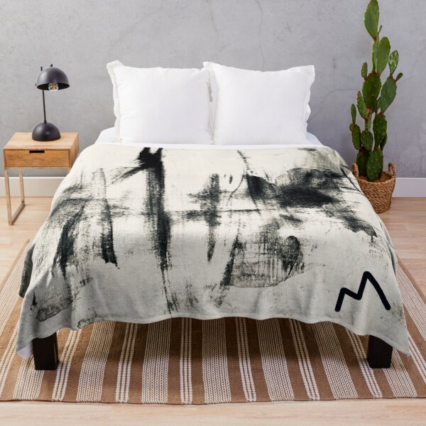 Item preview, Coming into Harbor Black and White Watercolor Abstract designed and sold by Marianne Madson.