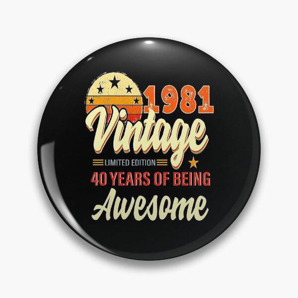 Item preview, 40 Year Old Gifts Vintage 1981 Limited Edition 40th Birthday designed and sold by BargerStore.